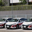 東京2020大会公式車両：7月21日、オリンピック選手村入り口付近