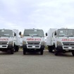 回診車及び緊急医療ケアを提供する一次診療所として、タジキスタン国内の様々な地域で用いられる予定の小型トラック「キャンター」
