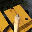 ハンガーボルトをネジコムにはダブルナットという手法を使う
