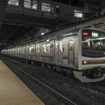 2022年3月のダイヤ改正で引退する205系600番台。写真は宇都宮線向け。2019年12月29日、宇都宮線黒磯駅。