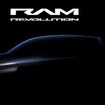 ステランティスのラムブランドの新型EVピックアップトラックのスケッチ