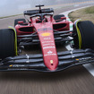 フェラーリF1-75（初走行）