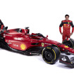 フェラーリF1-75（発表画像 with ドライバーコンビ）