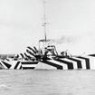 イギリス海軍砲艦HMSキルダンガン（1918年撮影）