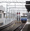 新潟駅4番線ホームから見た白山方。