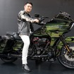 ハーレーダビッドソンジャパン野田一夫社長と「CVO ロードグライド」