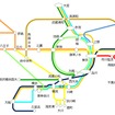 対象となる東京の電車特定区間。この区間を相互発着する場合のみ、運賃が加算される。