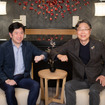 ジオテクノロジーズ 杉原博茂 代表取締役社長 CEO（右）とウィラー 村瀬茂高 代表取締役（左）