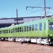 落成からまもない頃の東急5000系。当初は3両編成で運用された。1957年6月。