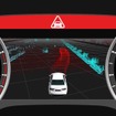 日産自動車が開発した緊急回避性能を飛躍的に向上させる運転支援技術「グラウンド・トゥルース・パーセプション」のデモ