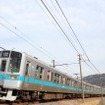 5000系の増備によりさらに縮小する1000形。写真は3月に引退したワイドドア車。