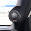 ドアスピーカーが「アウター化」されたオーディオカーの一例（製作ショップ：パラダ＜福井県＞）。
