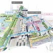 浜松町駅周辺整備のイメージ。