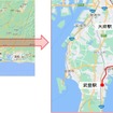 武豊線の位置。名古屋、岐阜、大垣への直通列車も運行されている。