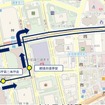 自動運転サービス実証実験の走行ルート