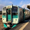 牟岐線の終点・阿波海南駅のキハ1500形。