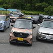 試乗会用に集められた最新のEV・PHEV（第9回 ジャパンEVラリー）