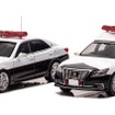 RAI'S 1/43 トヨタ クラウン アスリート（左）/ロイヤル（右）警察パトロール車両