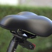 サドルはクッション性に優れていて長時間の乗車もOK
