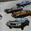 1972年東京モーターショー、トヨタのパンフレット