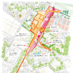 御代志地区土地区画整理事業の概要。