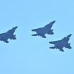 航空自衛隊 F-15DJによるフライパス