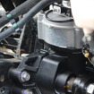 「BS-EPS」評価用試作車の日野『デュトロ』に搭載されていた「BS-EPS」ユニット
