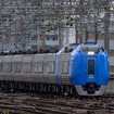 8両編成の『スーパー北斗』。札幌方に先頭車を2両連結。