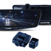 【DVR-DM1000B-OC】バンド装着タイプの10型モデルで、リアカメラは外付け用を組み合わせる