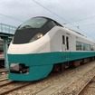 裾部が緑色となるE657系のイメージ。