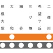 相鉄本線からは特急と各駅停車が朝通勤時間帯の一部を除いて東急目黒線へ乗り入れる（東急線内は急行）。