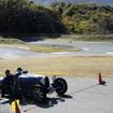 線踏み競技中のブガッティT37A。見事総合2位を獲得。