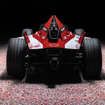桜のデザインを取り入れた日産のフォーミュラEマシン「NISSAN e-4ORCE 04」