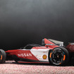 桜のデザインを取り入れた日産のフォーミュラEマシン「NISSAN e-4ORCE 04」