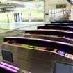 西武球場前駅のIC改札。