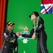 ルイス・ハミルトン（左）は2022年シーズン、自身16年目のF1参戦にして初めての年間0勝だった（写真は2022年サンパウロGP＝2位）。