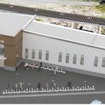 田沢湖線に新設される前潟駅のイメージ。駅舎とホームはJR東日本、周辺施設は盛岡市が整備。