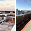 京葉線に新設される幕張豊砂駅。2022年11月時点の様子。