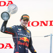 日本GPで2022年のF1ドライバーズタイトル獲得を決めたマックス・フェルスタッペン（レッドブル）。