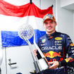 日本GPで2022年のF1ドライバーズタイトル獲得を決めたマックス・フェルスタッペン（レッドブル）。