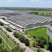 タイ・ノンケー工場 屋上太陽光発電パネルの様子
