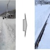 12月25日、石北本線下白滝信号場付近の除雪状況。