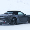 ポルシェ ボクスター 次期型EVプロトタイプ（スクープ写真）