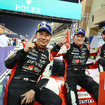 左から小林可夢偉、コンウェイ、ロペス（WEC）