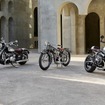 左からR nineT 100イヤーズ、R32、R18 100イヤーズ