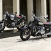 BMW R nineT 100イヤーズ（左）、R32、R18 100イヤーズ（右）