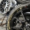 噴射後すぐにタイヤの汚れが浮き出てくる
