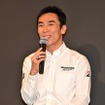 ブリヂストン 2023モータースポーツ活動計画発表会に登壇した佐藤琢磨選手