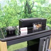 トヨタブースに展示されたリンナイのIH調理器と水素グリルのコンセプトモデル（FC EXPO 2023）