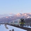 H100形に置き換えられた富良野線の列車。2023年3月18日。